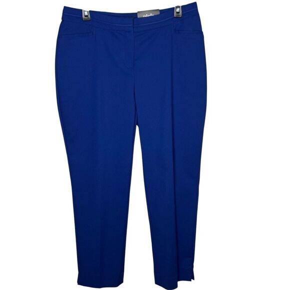 New! Rafaella Classic Slimming Ankle Length Women’s Dress Trousers Pants Sz 8 - Picture 1 of 14